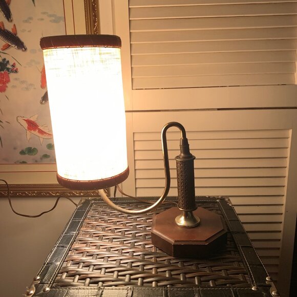 MCM Vintage Art Deco Mid Century Table Lamp - Picture 3 of 10
